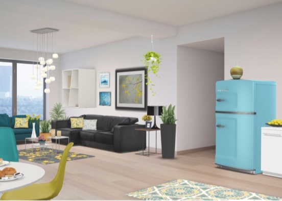 living area Design Rendering
