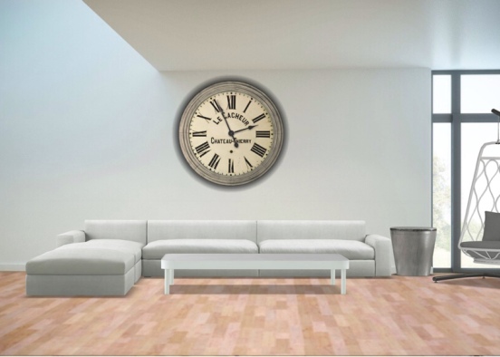 Luxury Living Room Design Rendering