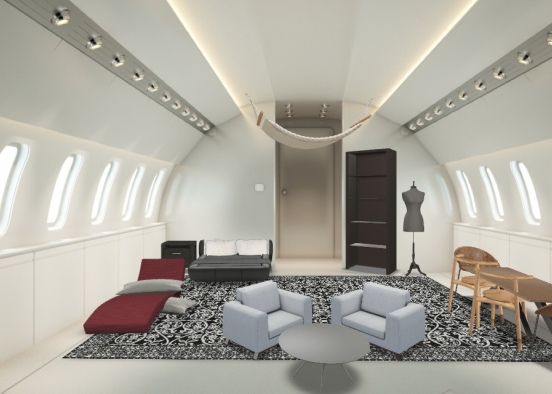 Private jet Design Rendering