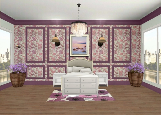 Royal purple Design Rendering