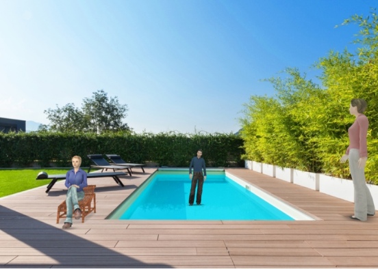 swimming pool Design Rendering