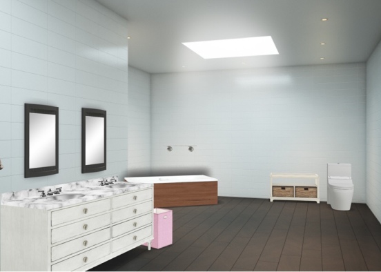 Bathroom to a regular home Design Rendering