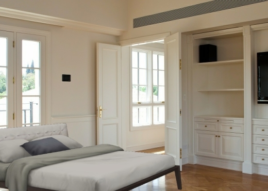 Minimalis bedroom Design Rendering