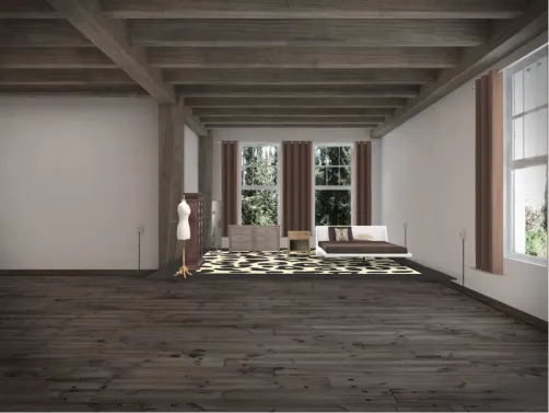 Modern Cabin-Bedroom 1