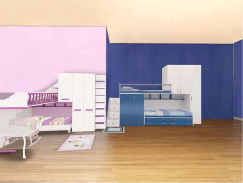 BoyGirl shared bedroom