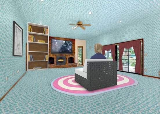 Faith’s living room Design Rendering