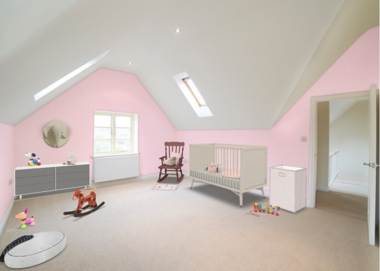 3 baby room Design Rendering