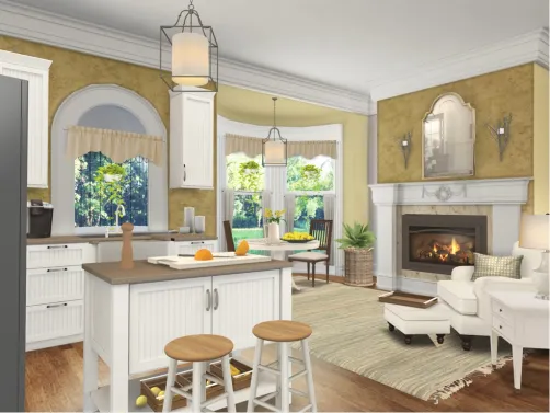 Cozy Country Kitchen 