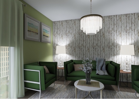 Greeny Room Design Rendering