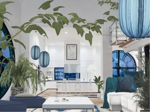 Modern blue 