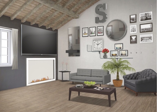 S living room  Design Rendering