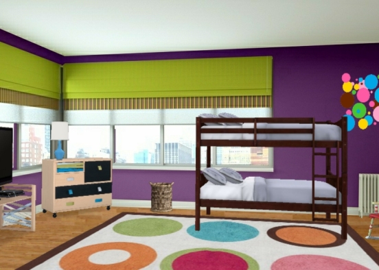 Kid room  Design Rendering