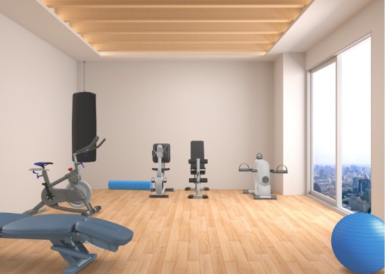A Gym with a view  Design Rendering