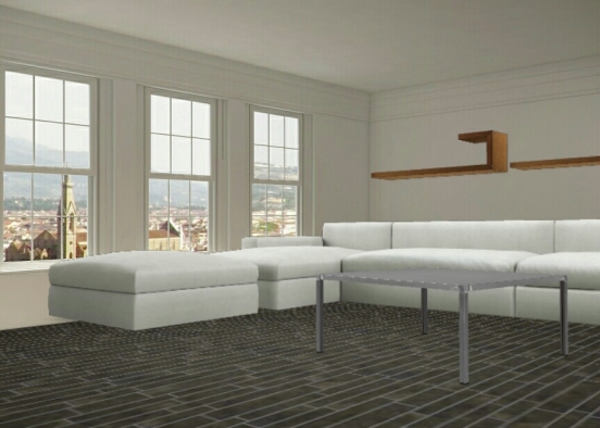 AK living room Design Rendering