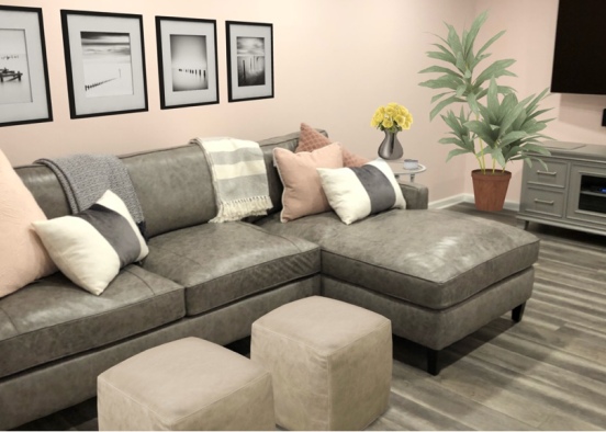 Melnikow sofa view Design Rendering