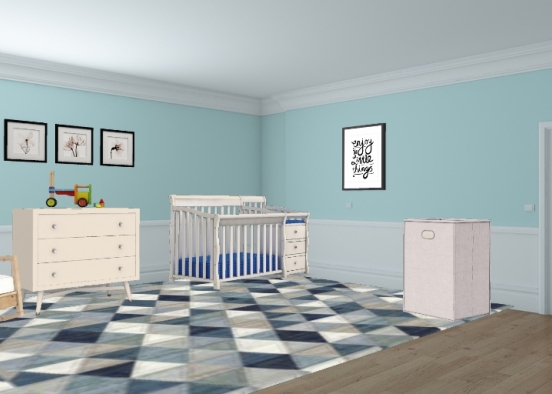 Baby's nursery  Design Rendering