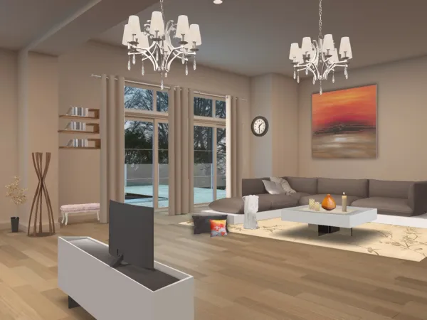 Professional interior design created with Homestyler 3D design software