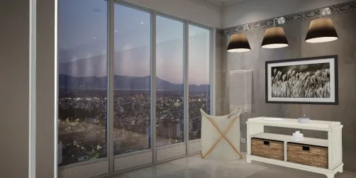 Salle de bain moderne suite 