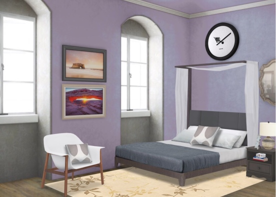 Bedroom (guest house) Design Rendering