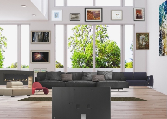 #Living room Design Rendering