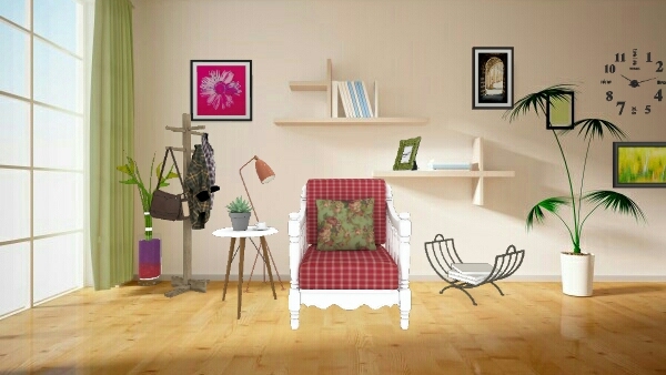 Small space decor Design Rendering