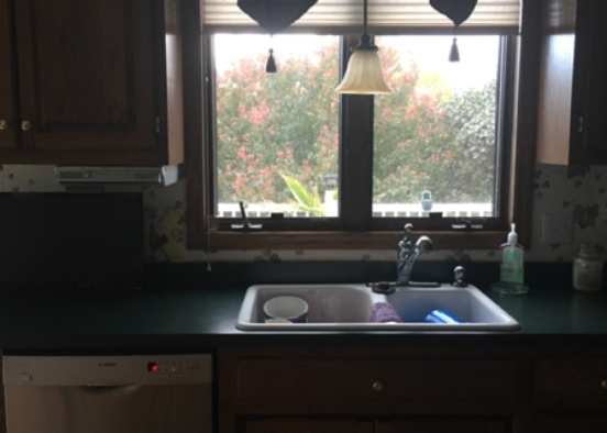 Kitchen - sink area Design Rendering