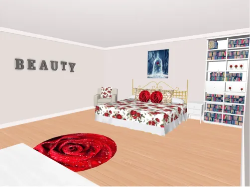 modern Beauty and the beast room