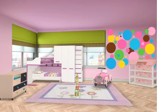 هاي غرفت اطفال Design Rendering