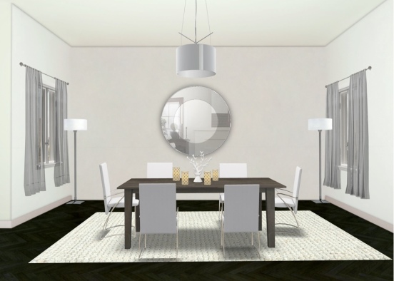 Silverita Dinning Room. Design Rendering