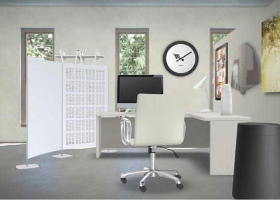 Private Office  Design Rendering