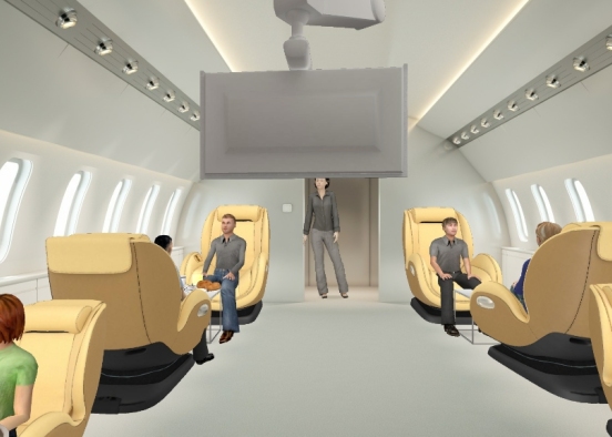 Prived jet to Cannes w/ friends Design Rendering