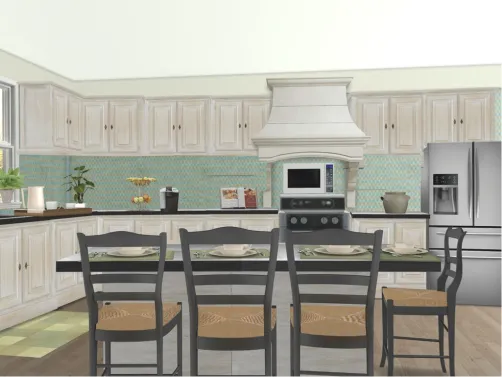 Country French kitchen