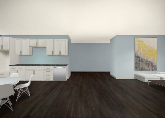 Compact Apartment Design Rendering
