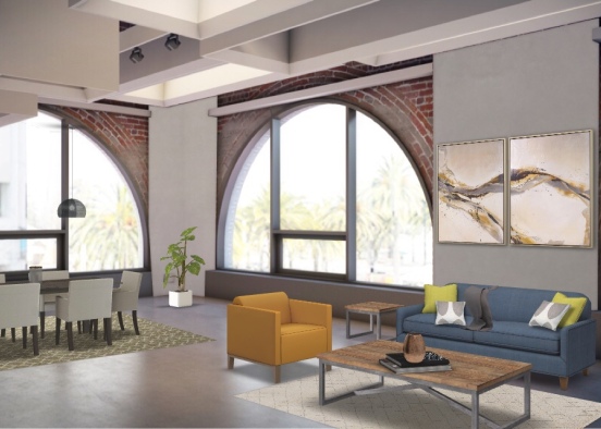 Brooklyn Loft Design Rendering