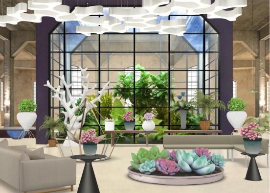 beautiful green room. #plantscontest Design Rendering