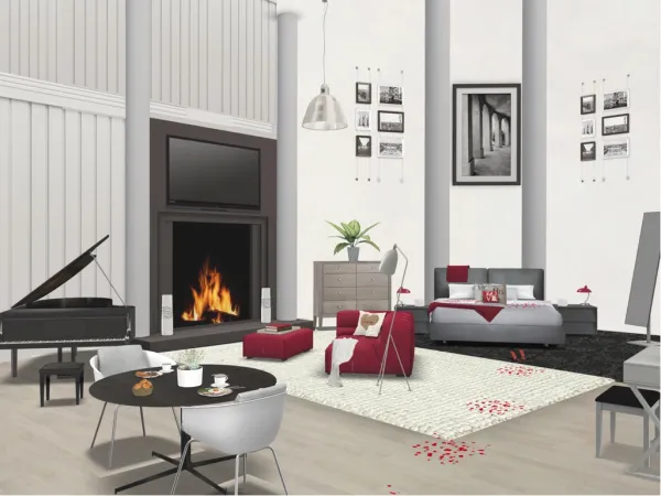 Professional interior design created with Homestyler 3D design software