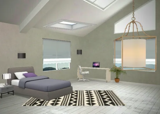 Nice view room Design Rendering