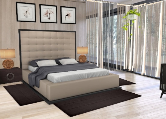 sleeping room Design Rendering