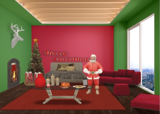 Santa’s bedroom Design Rendering