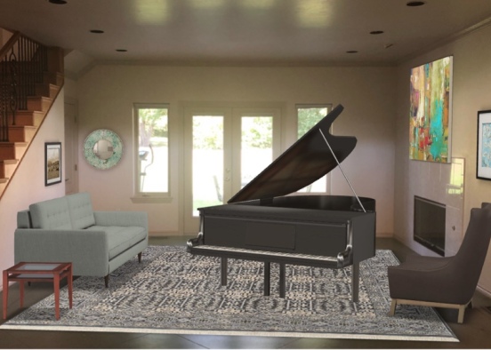 Piano room rev  Design Rendering