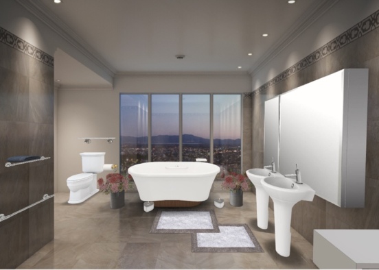 Bathroom Luxus  Design Rendering