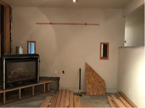 Right Fireplace Wall