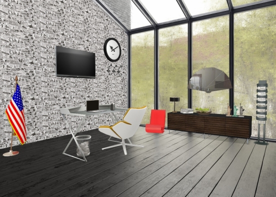 My real office Design Rendering