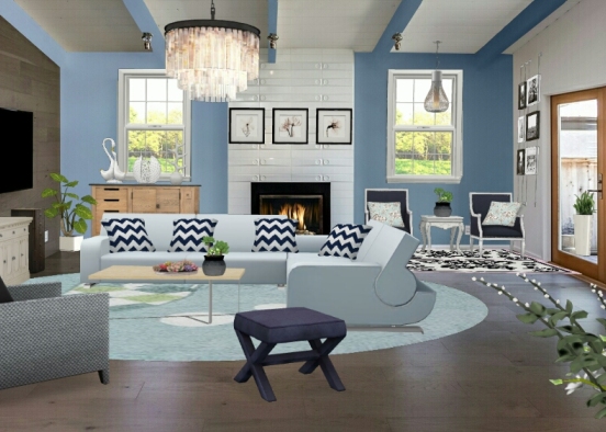 Living room 🍹🍹 Design Rendering