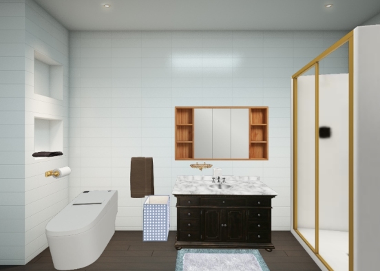 New bathroom design  Design Rendering