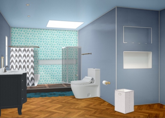 banheiros social  Design Rendering