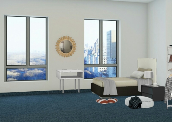 City View Bedroom  Design Rendering