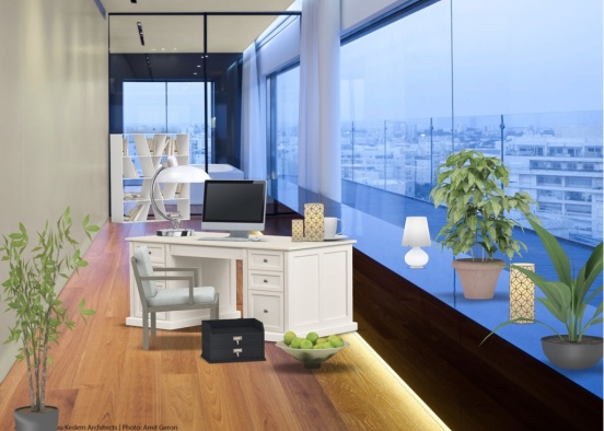 Cozy office Design Rendering