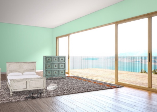 Bedroom in condo Design Rendering