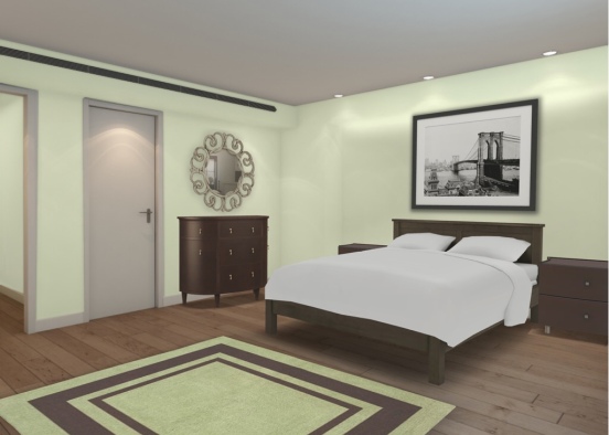 guest room  Design Rendering